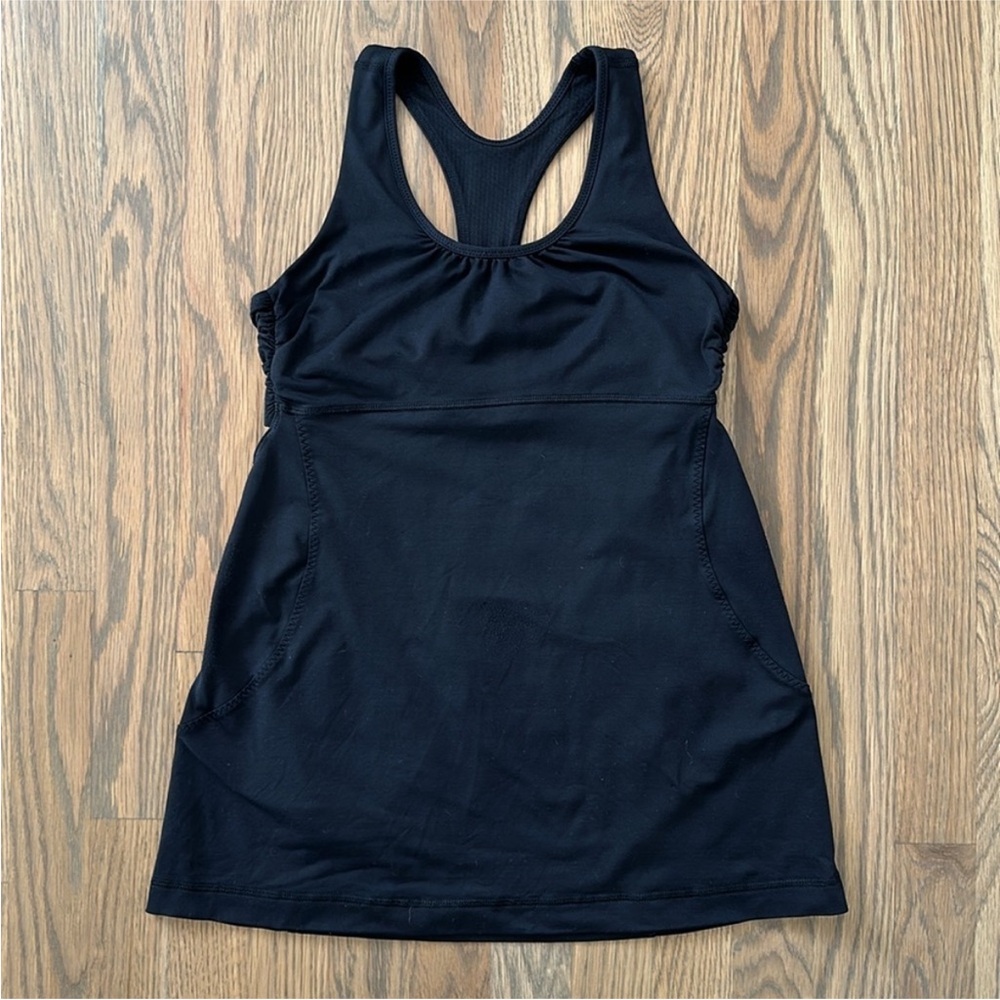 Lululemon Tank Top Bundle Sz 6 Women’s Turbo Tuck Me In Black Orange Gray Sporty - Picture 2 of 12
